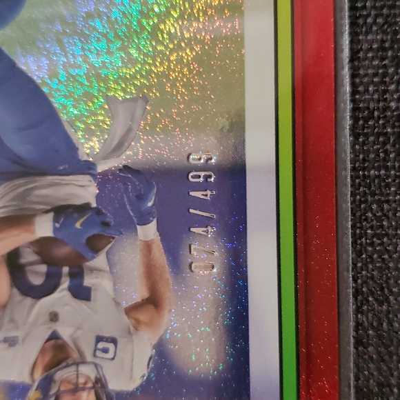 Panini Score Cooper Kupp Red Dot #152 Card 074/499 - Picture 3 of 3